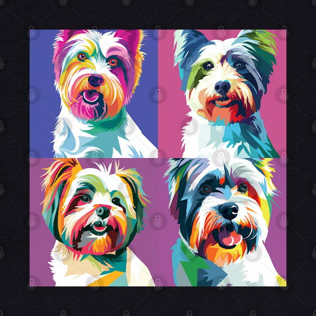 Biewer Terrier Pop Art - Dog Lover Gifts by PawPopArt